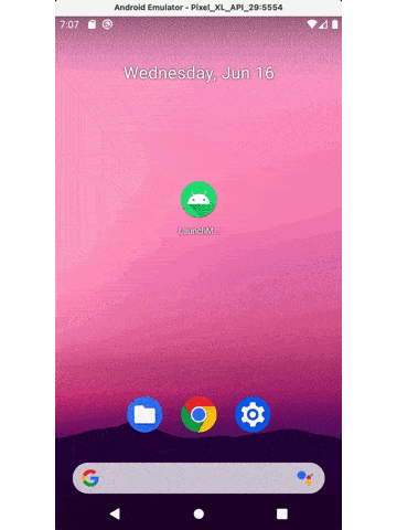 在最近任务中显示 MainActivity 的记录